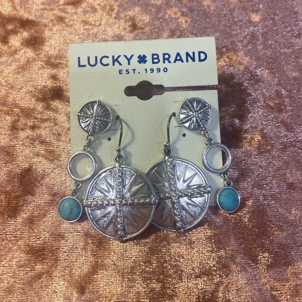 LUCKY BRAND EARRINGS (DOUBLE SET)